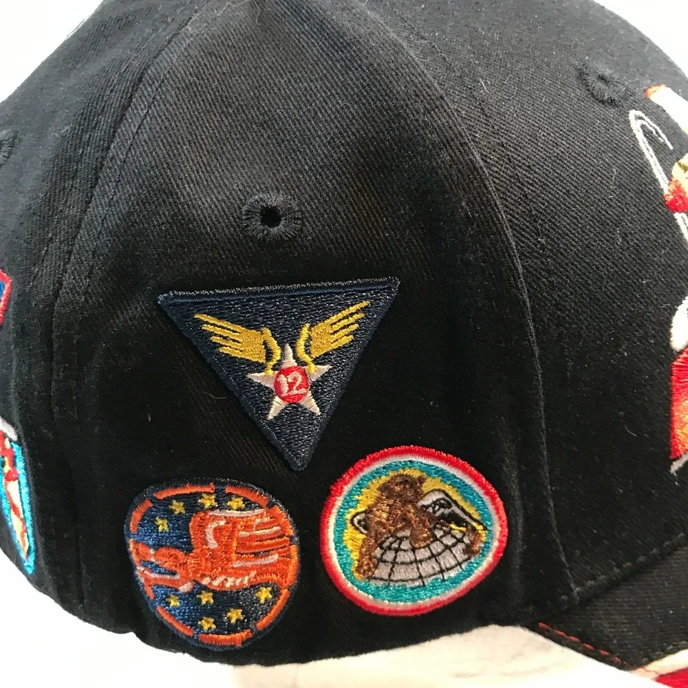CAF Red Tail Squadron Tuskegee Airmen‎ Tribute Air Force With Patches Hat Cap